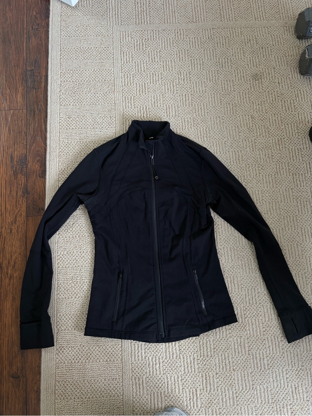 Lululemon Women's Black Zip-Front Active Jacket